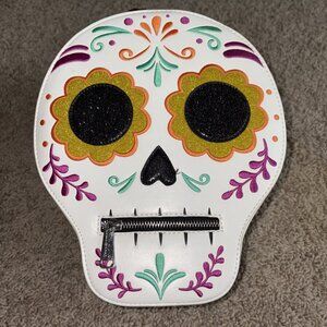 Disney Parks Loungefly Coco Dia De Los Muertos Sugar Skull Mini Backpack